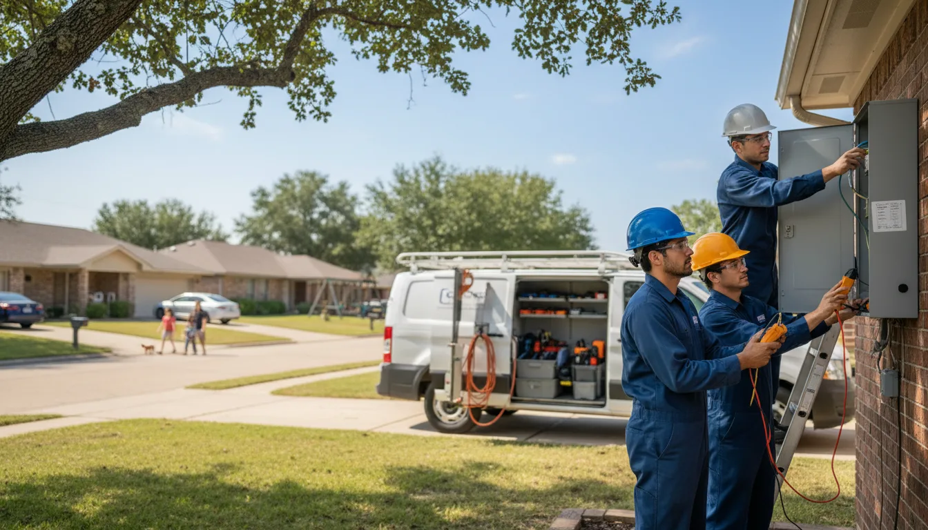 Certified electrician providing emergency electrical services in Salem, FL